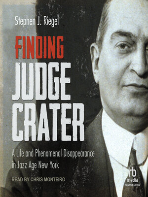 cover image of Finding Judge Crater
